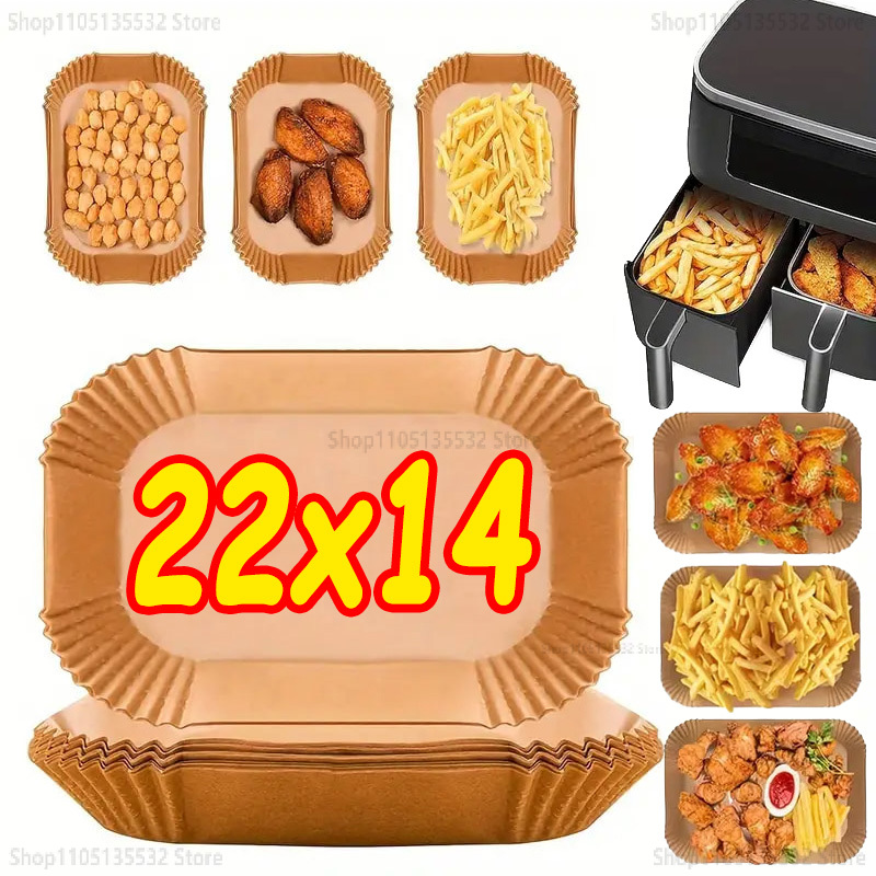 Kitchen Baking Mat - Papier do frytkownicy beztłuszczowej jednorazowy, nieprzywierający,