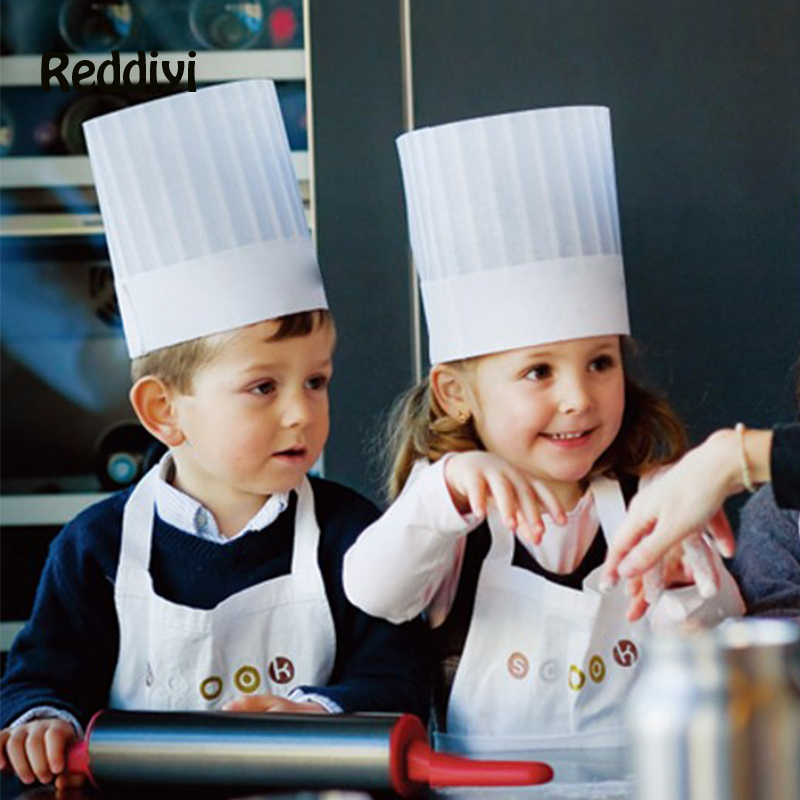 Baking Kitchen For Kids - 10 szt. Czapki kuchenne dla dzieci