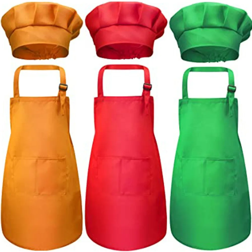 Baking Kitchen For Kids - Dziecięcy fartuch kuchenny z kieszenią z