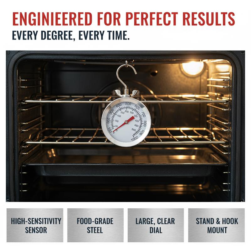 Termometr do grilla 0-500 ℃    – Oven Thermometer Analog recenzja i cena