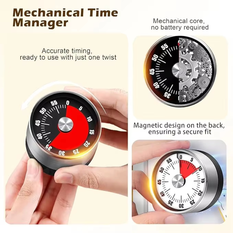 Stalowy nierdzewny timer magne – Baking Kitchen Hourly recenzja i cena