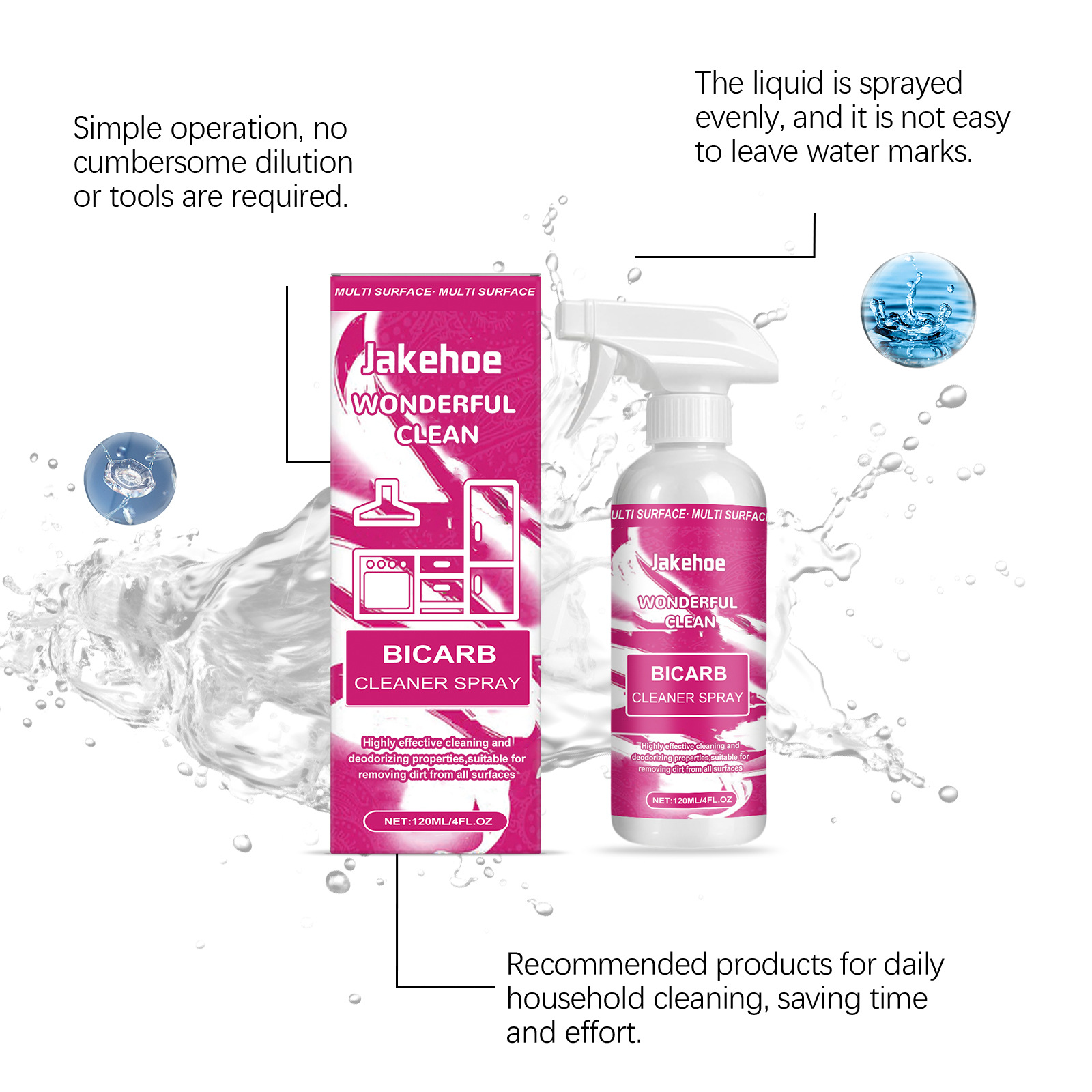Spray do czyszczenia z wapniem – Kitchen Cleaner Baking Soda recenzja i cena