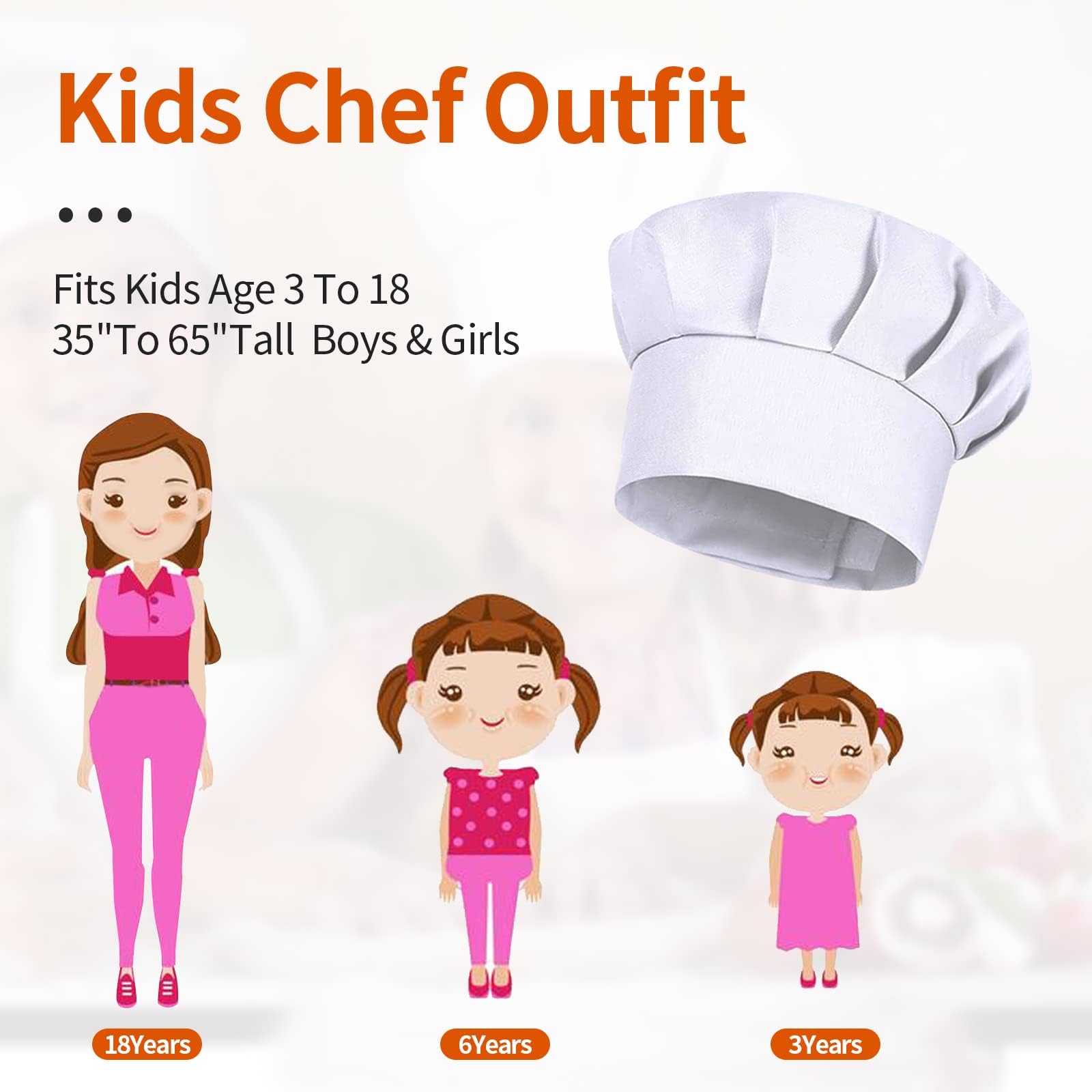 4 SZT. Białe Czapki Kucharza d – Baking Kitchen For Kids recenzja i cena